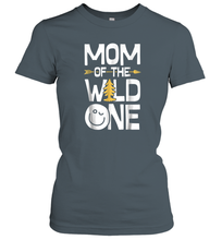 Load image into Gallery viewer, Mom of the Wild One T shirt Mother Moms Mommy Women Gift Women Cotton T-Shirt