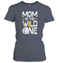 Load image into Gallery viewer, Mom of the Wild One T shirt Mother Moms Mommy Women Gift Women Cotton T-Shirt