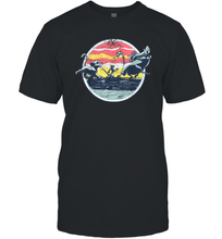 Load image into Gallery viewer, Disney Lion King Distressed Group Circle Scene Graphic Men Cotton T-Shirt
