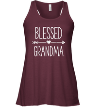 Load image into Gallery viewer, Blessed Grandma T shirt Grandmother Mother Moms Women Gifts Women Racerback Tank