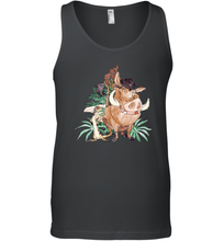 Load image into Gallery viewer, Disney Lion King Timon And Pumba Doodle Men Cotton Tank Top