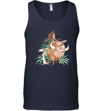 Load image into Gallery viewer, Disney Lion King Timon And Pumba Doodle Men Cotton Tank Top