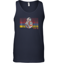 Load image into Gallery viewer, Star Wars BB 8 Retro Stripes Episode 7 Graphic Men Cotton Tank Top