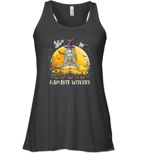 Load image into Gallery viewer, Womens Namaste Witches Love And Light Yoga Halloween Costume Gift Women Racerback Tank