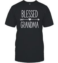 Load image into Gallery viewer, Blessed Grandma T shirt Grandmother Mother Moms Women Gifts Men Cotton T-Shirt