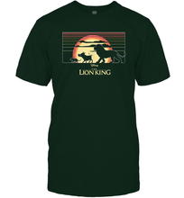 Load image into Gallery viewer, Disney The Lion King Simba And Friends Sunset Logo Men Cotton T-Shirt