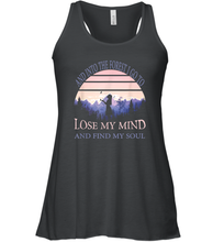 Load image into Gallery viewer, And into the forest I go to lose my mind and find my soul Tee Graphic Women Racerback Tank