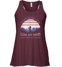 Load image into Gallery viewer, And into the forest I go to lose my mind and find my soul Tee Graphic Women Racerback Tank