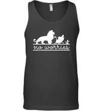 Load image into Gallery viewer, Disney Lion King No Worries Silhouette Trio Men Cotton Tank Top
