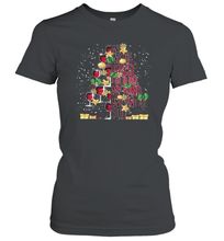 Load image into Gallery viewer, And Into The Forest I Go To Lose My I Christmas Wine Tree Women Cotton T-Shirt